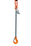 1/2" x 5' Single Leg Chain Sling with Sling Hook F9501