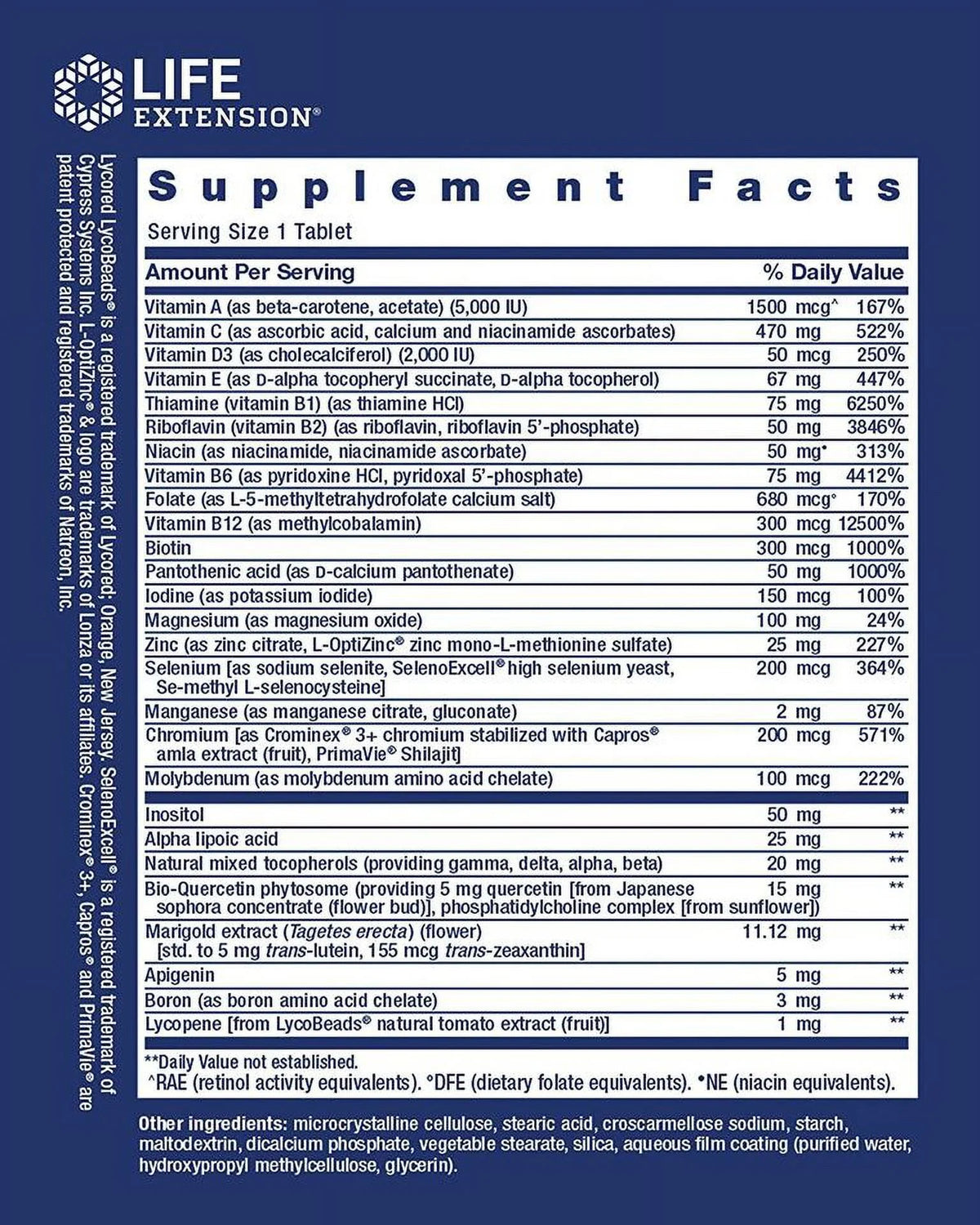 60 Tablets Multivitamin T26864