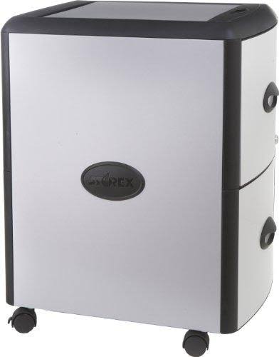 2-Drawer Mobile File Cabinet with Lock, Metal L2477
