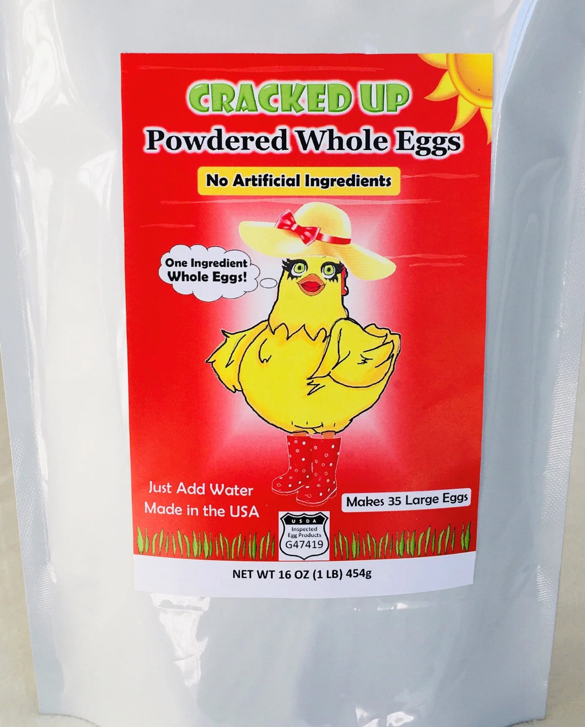 1 Pound (16 oz) Whole Powdered Eggs J122444