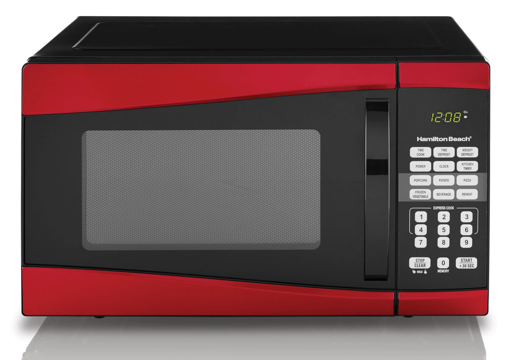0.9 Cu. ft. 900W Red Microwave Oven N313286