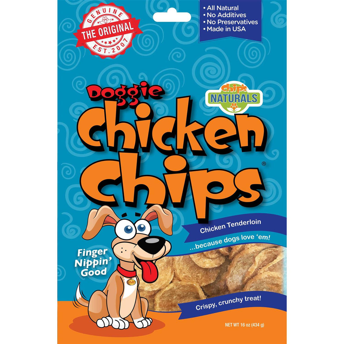 Chicken Chips Dog Treats F724
