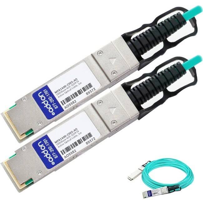 100GBase-AOC Fiber Optic Cable 16.4 ft M874