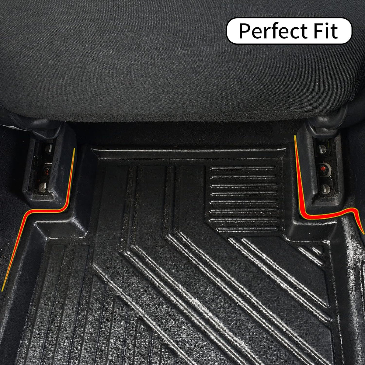 3 Row Full Set All-Weather Rubber Floor Mats and Cargo Liner M59522