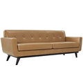 Brown Leather Sofa I80888