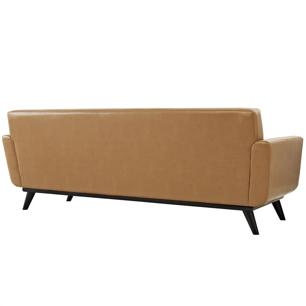 Brown Leather Sofa I80888