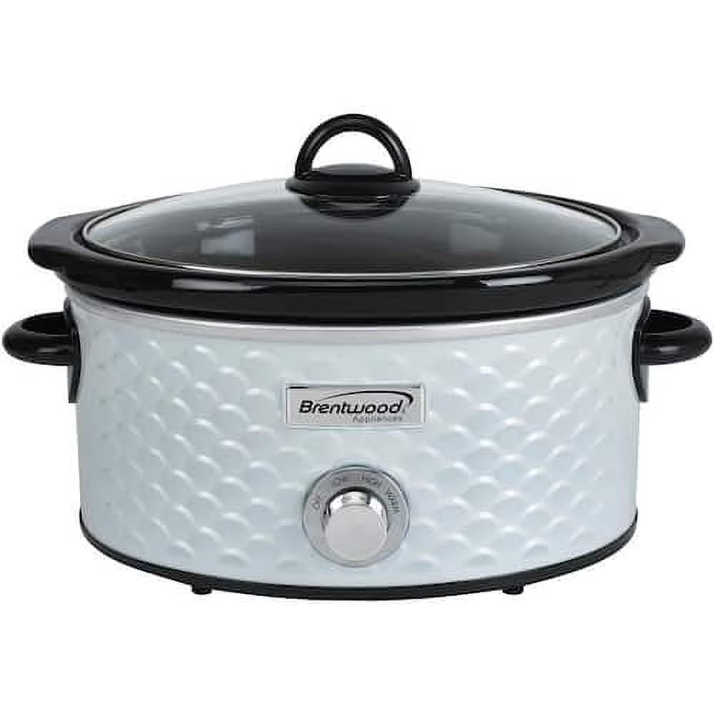 4.5 Qt. Pearl Slow Cooker with Tempered Glass Lid G8102