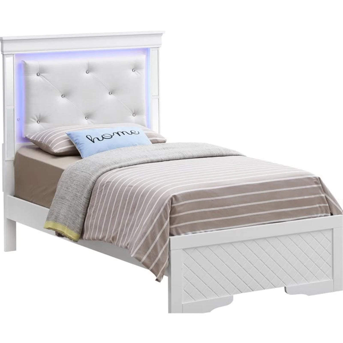 Twin Size Wood Bed K782