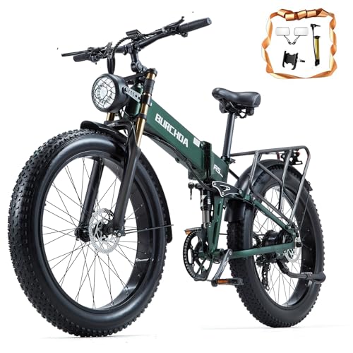 2000W Electric Bike 48V 30AH Removable Battery 26" Fat Tire Full Suspension Z4880