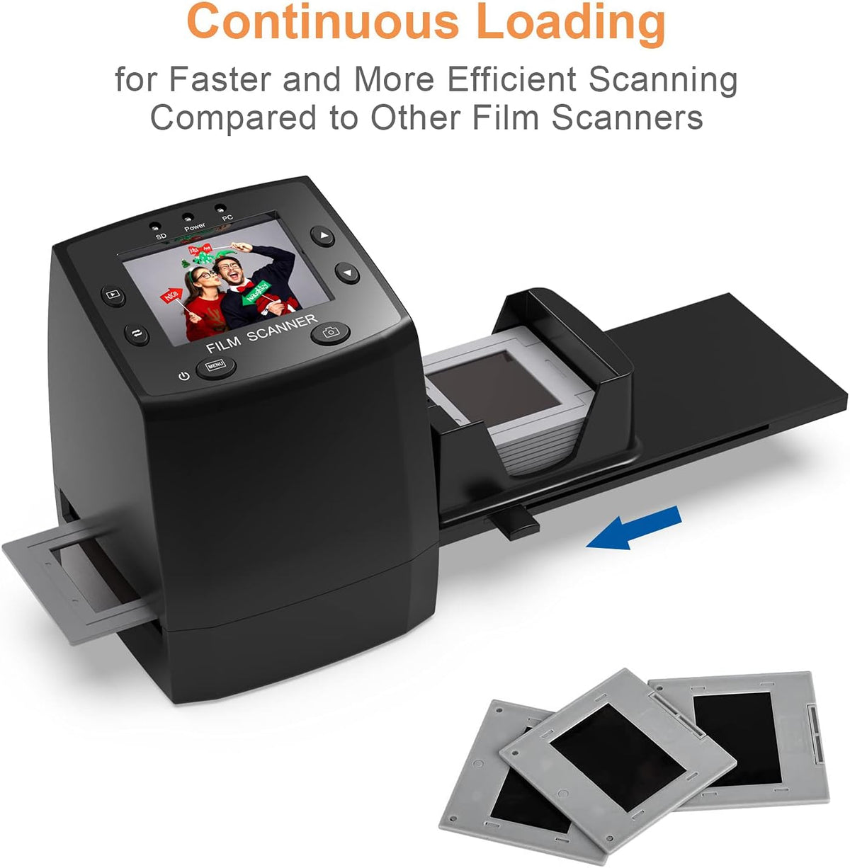 135 Film Scanner with Slide Mounts Feeder X535465