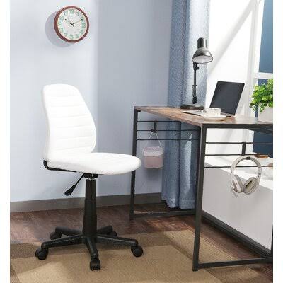 White Upholstery Task Chair Z849