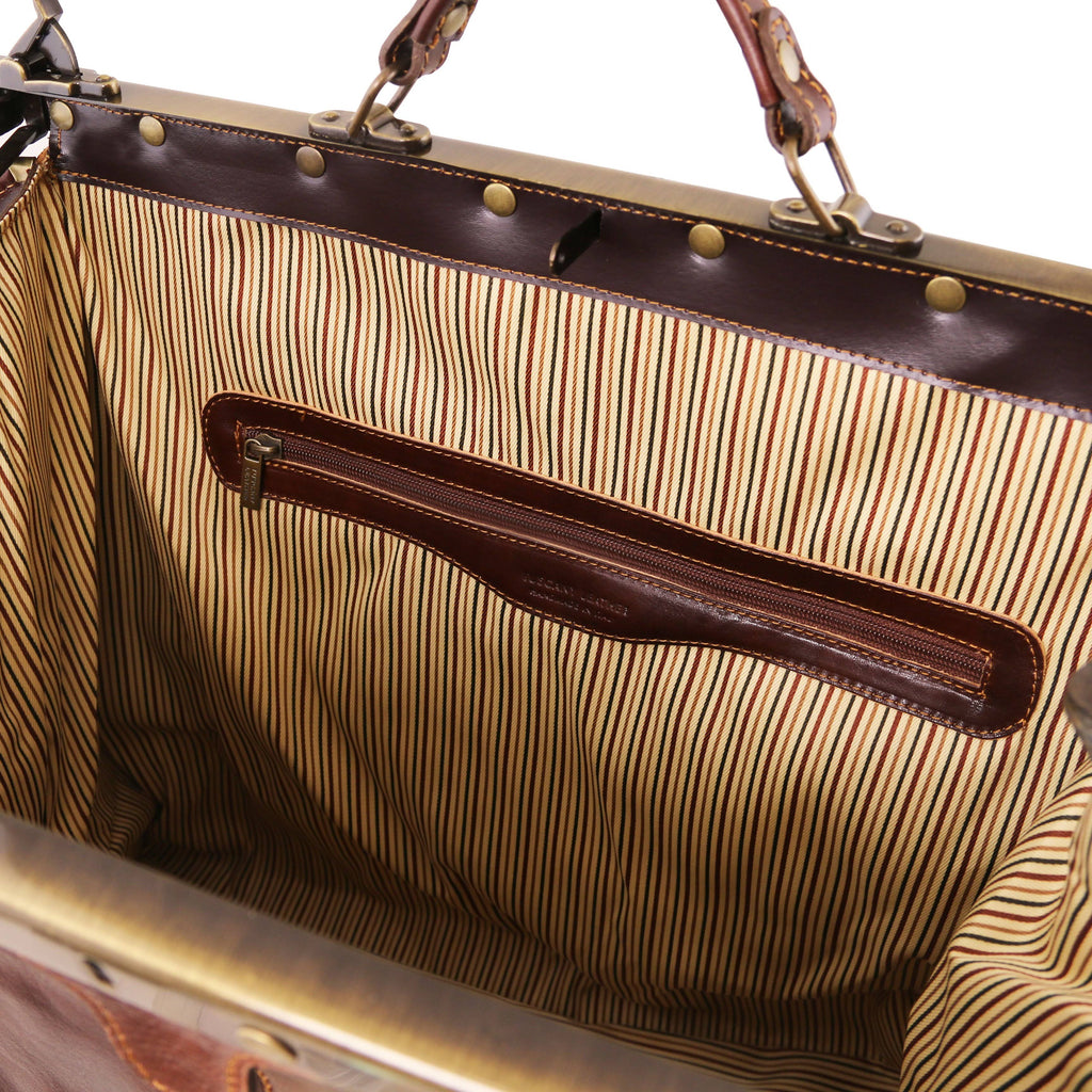 Large Brown Leather Bag J185