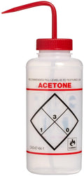1000ml Polyethylene Wash Bottles with Blue Cap Pack of 6 D927