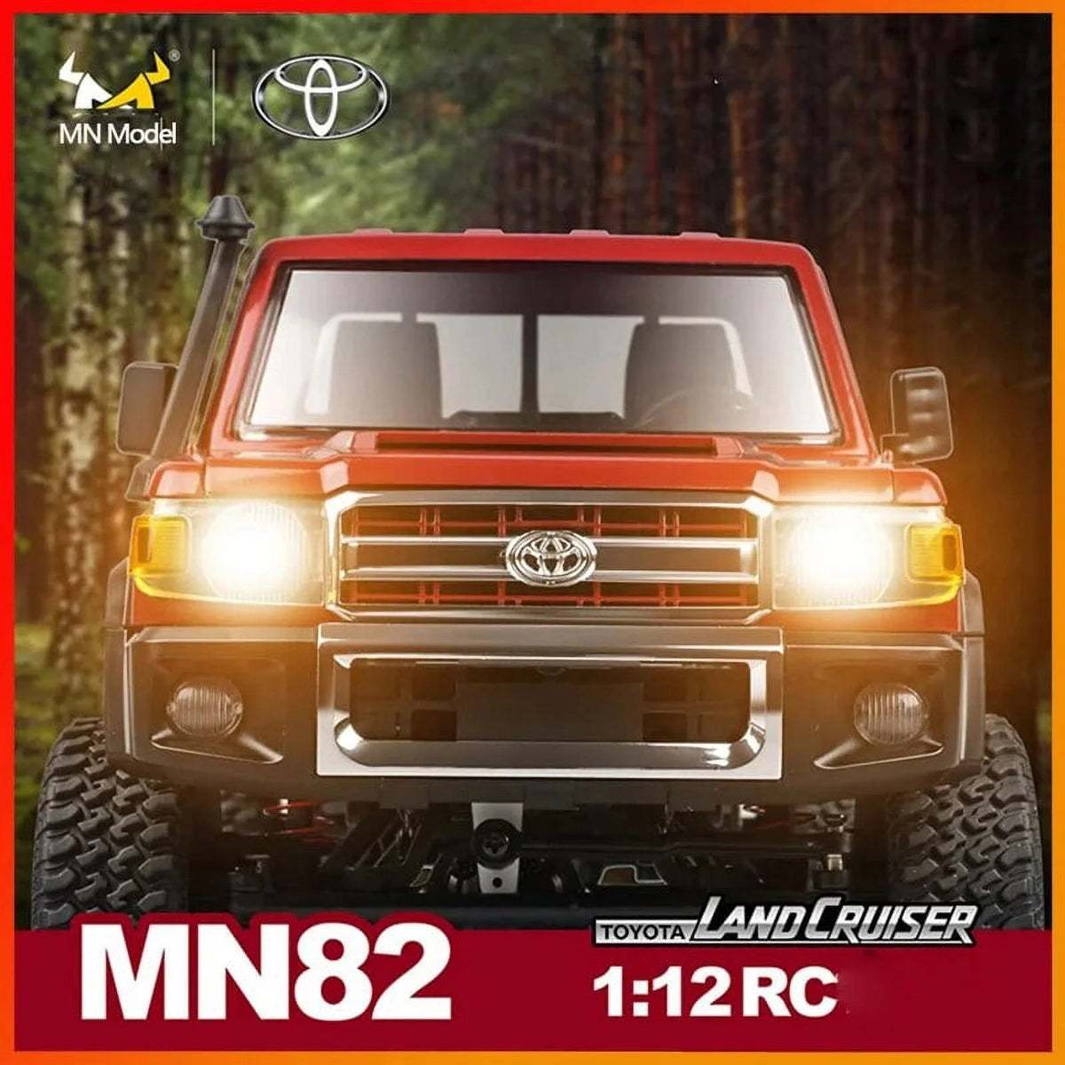 Red 1:12 Remote-controlled Off-road Pickup Truck T120484