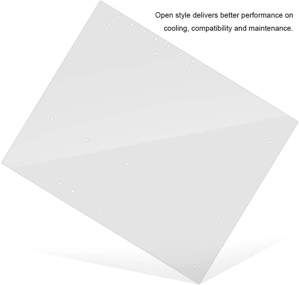Transparent Acrylic Open Frame Computer Case Pack of 2 V5749