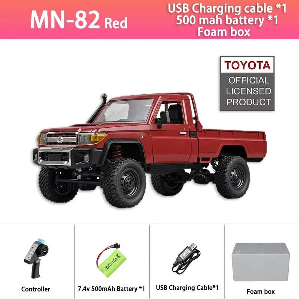 Red 1:12 Remote-controlled Off-road Pickup Truck T120484