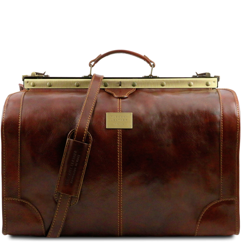 Large Brown Leather Bag J185