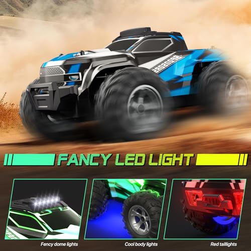 1:16 Scale All Terrain RC Car with Colorful LED Light X62079