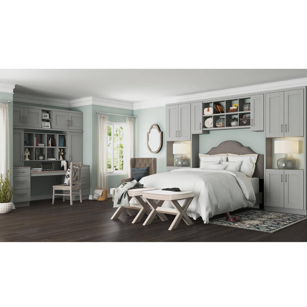 12x34.5x24 in. Base Kitchen Cabinet with Drawer Glides in Dove Gray A286