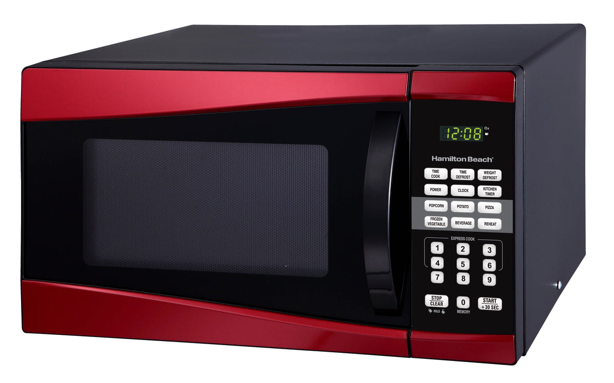 0.9 Cu. ft. 900W Red Microwave Oven N313286