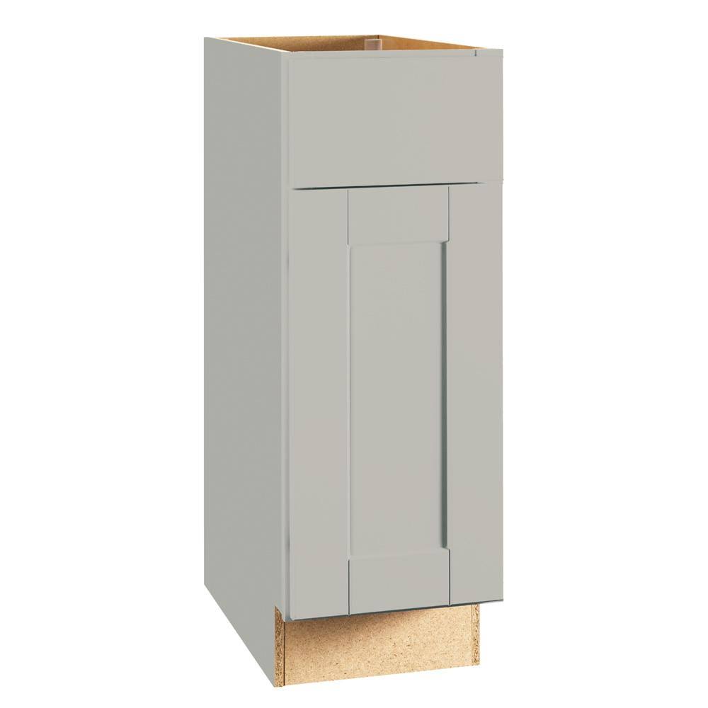 12x34.5x24 in. Base Kitchen Cabinet with Drawer Glides in Dove Gray A286