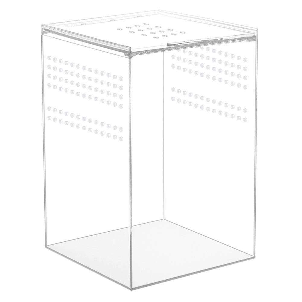 Magnetic Acrylic Reptile Cage 6x6x9 Tall Transparent Terrarium Tank J958003