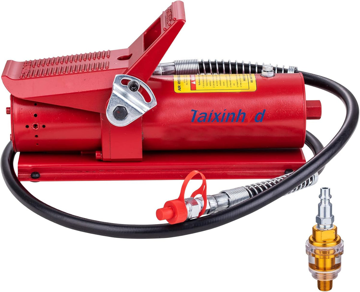 10,000 PSI 10 Ton Air Hydraulic Pump with Hose M7019