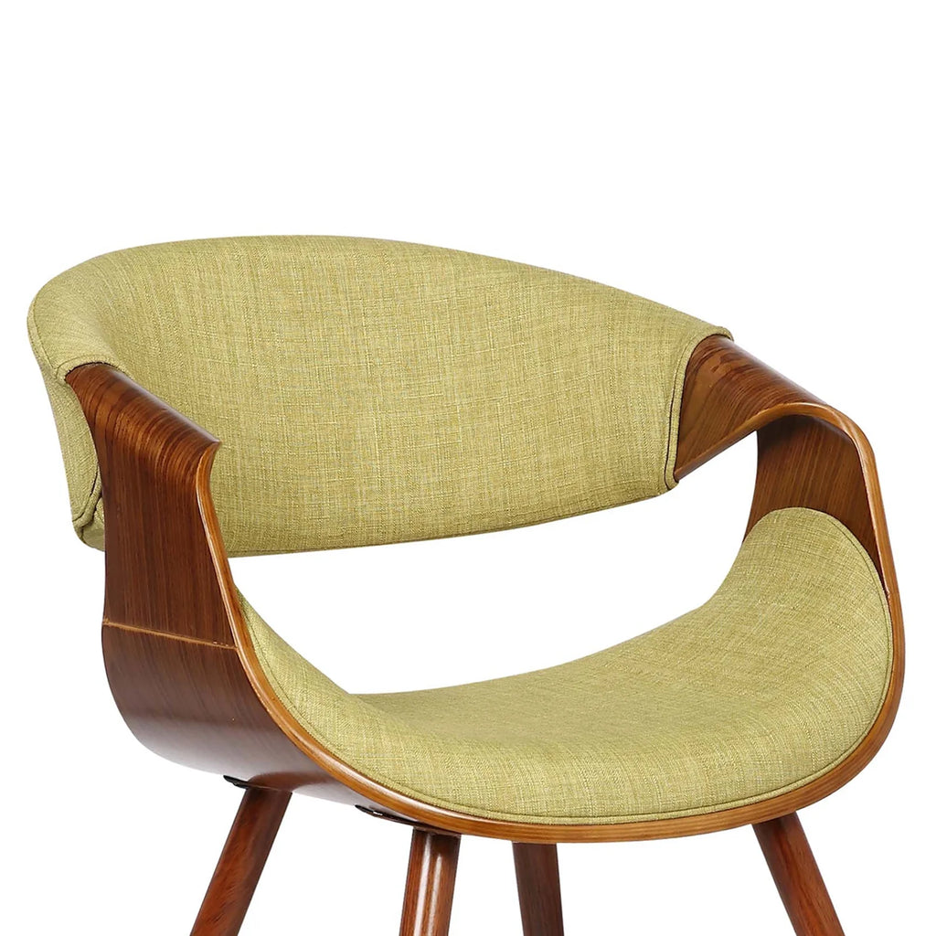 Fabric Dining Chair in Walnut and Charcoal I95731