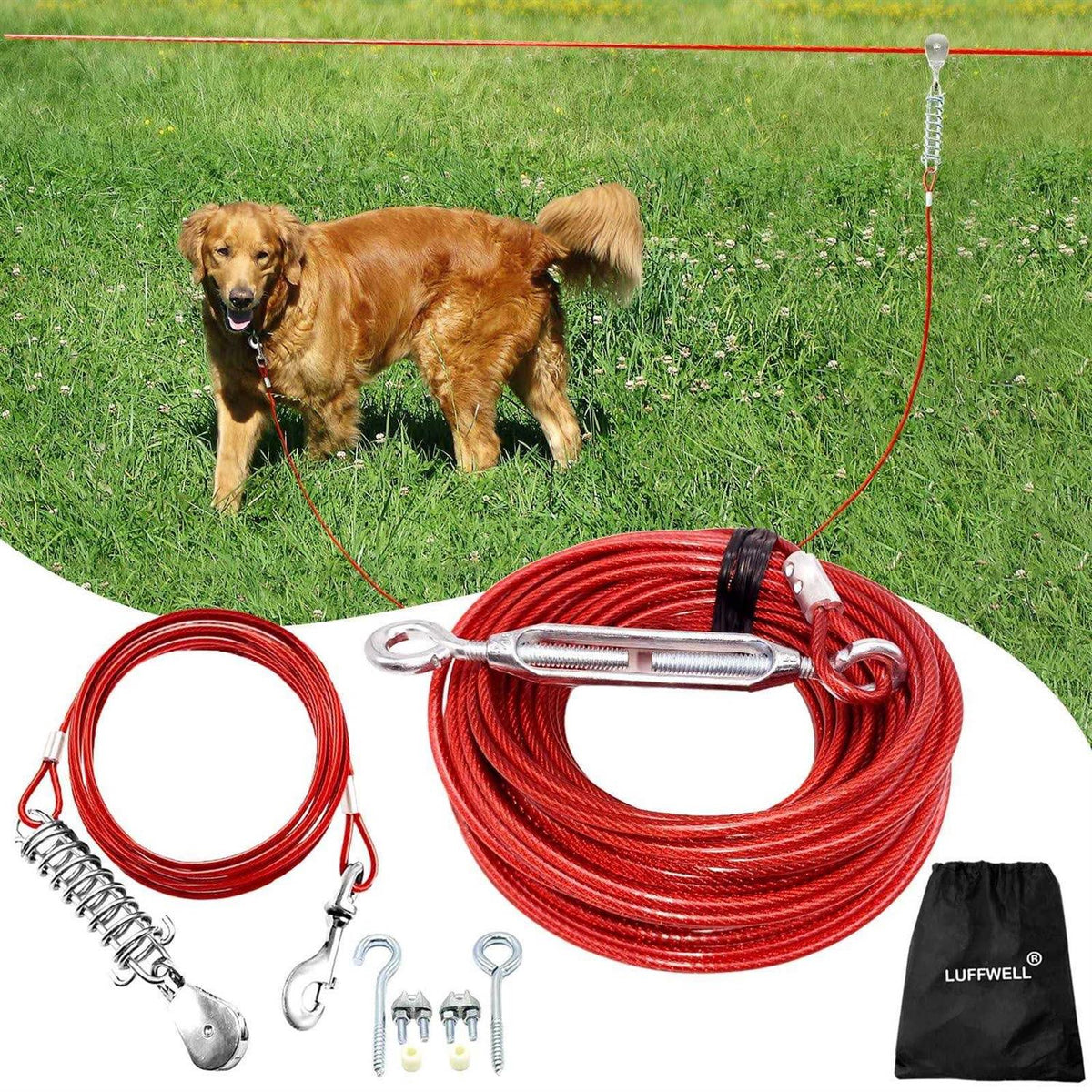 100FT Dog Tie Out Cable H177