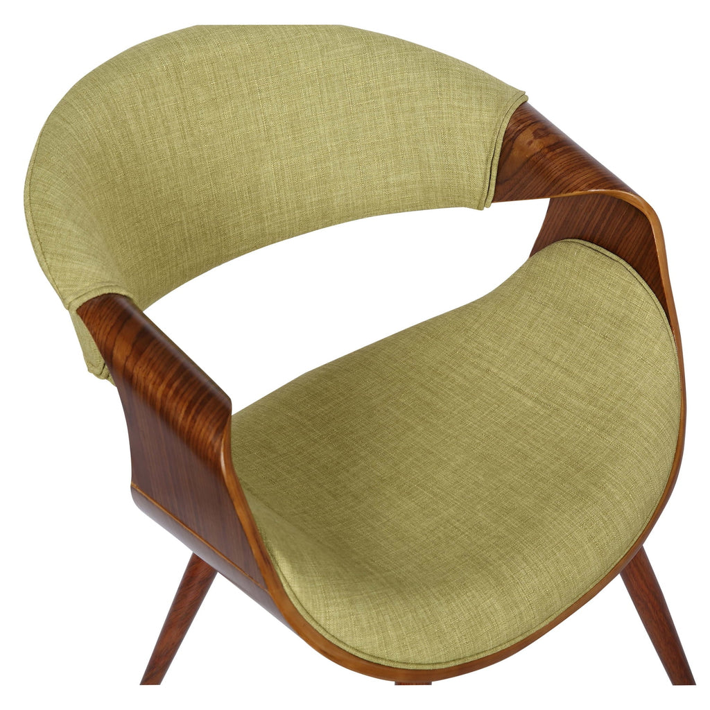 Fabric Dining Chair in Walnut and Charcoal I95731