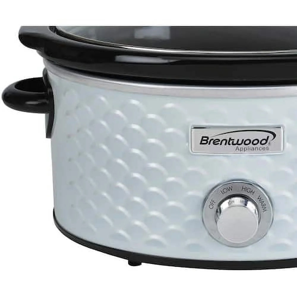 4.5 Qt. Pearl Slow Cooker with Tempered Glass Lid G8102