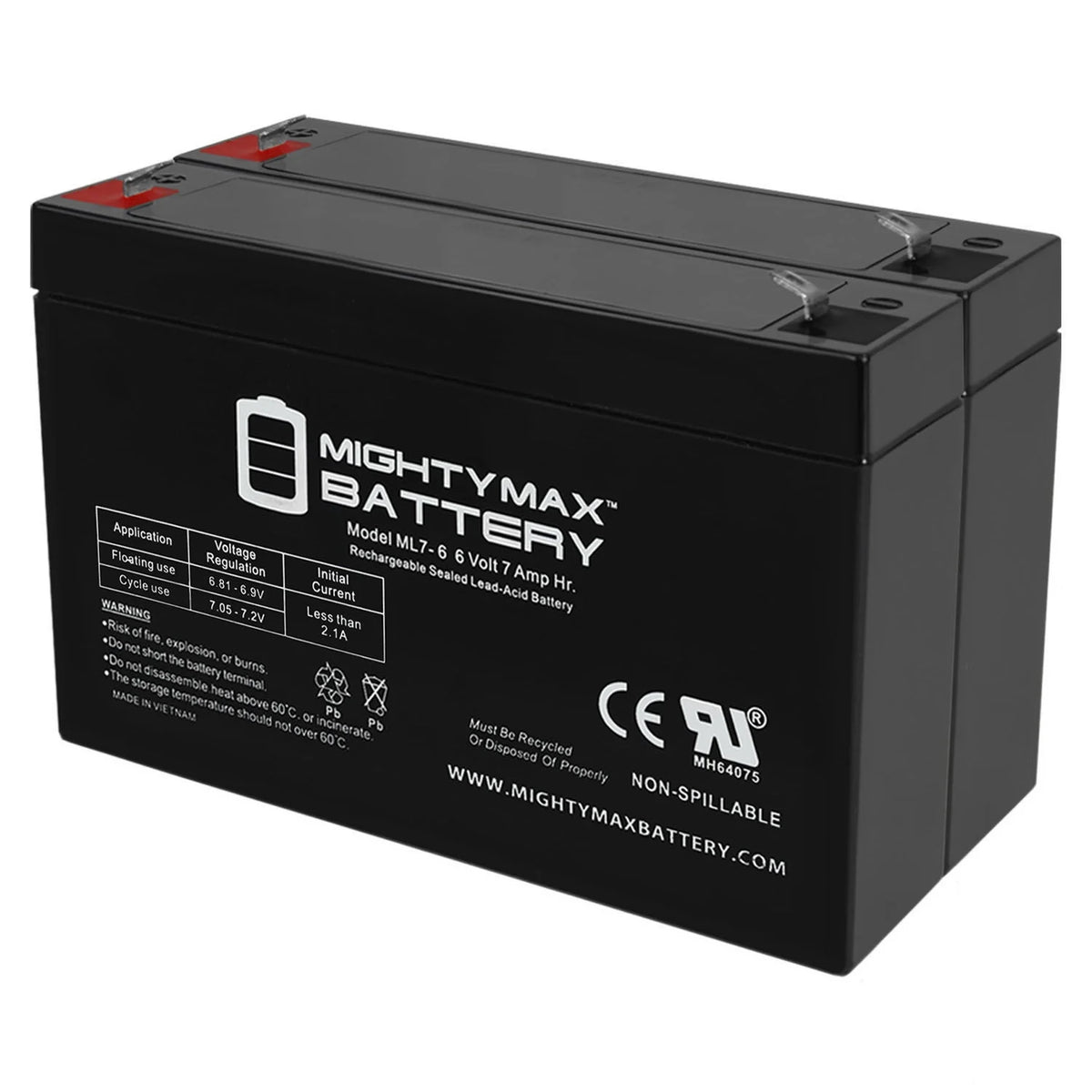 7Ah SLA Replacement Battery N8028