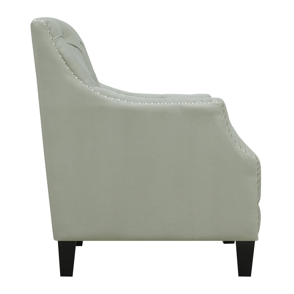 Button Tufted Accent Chair L6797