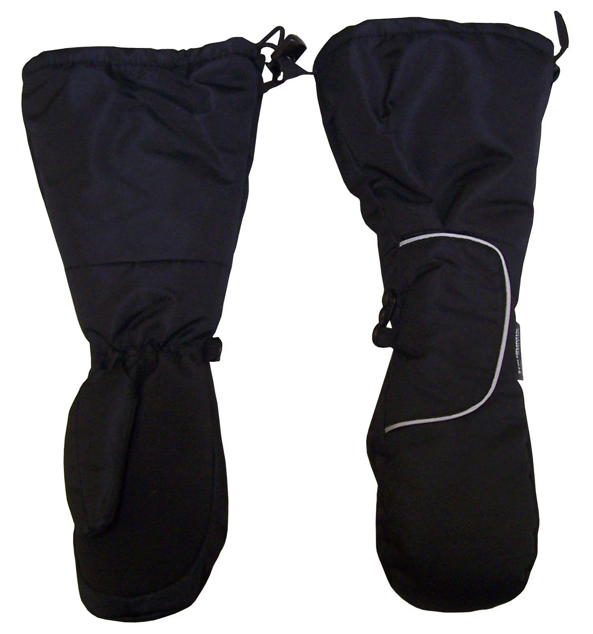 Black Waterproof Thinsulate Snow Ski Mittens Q44870