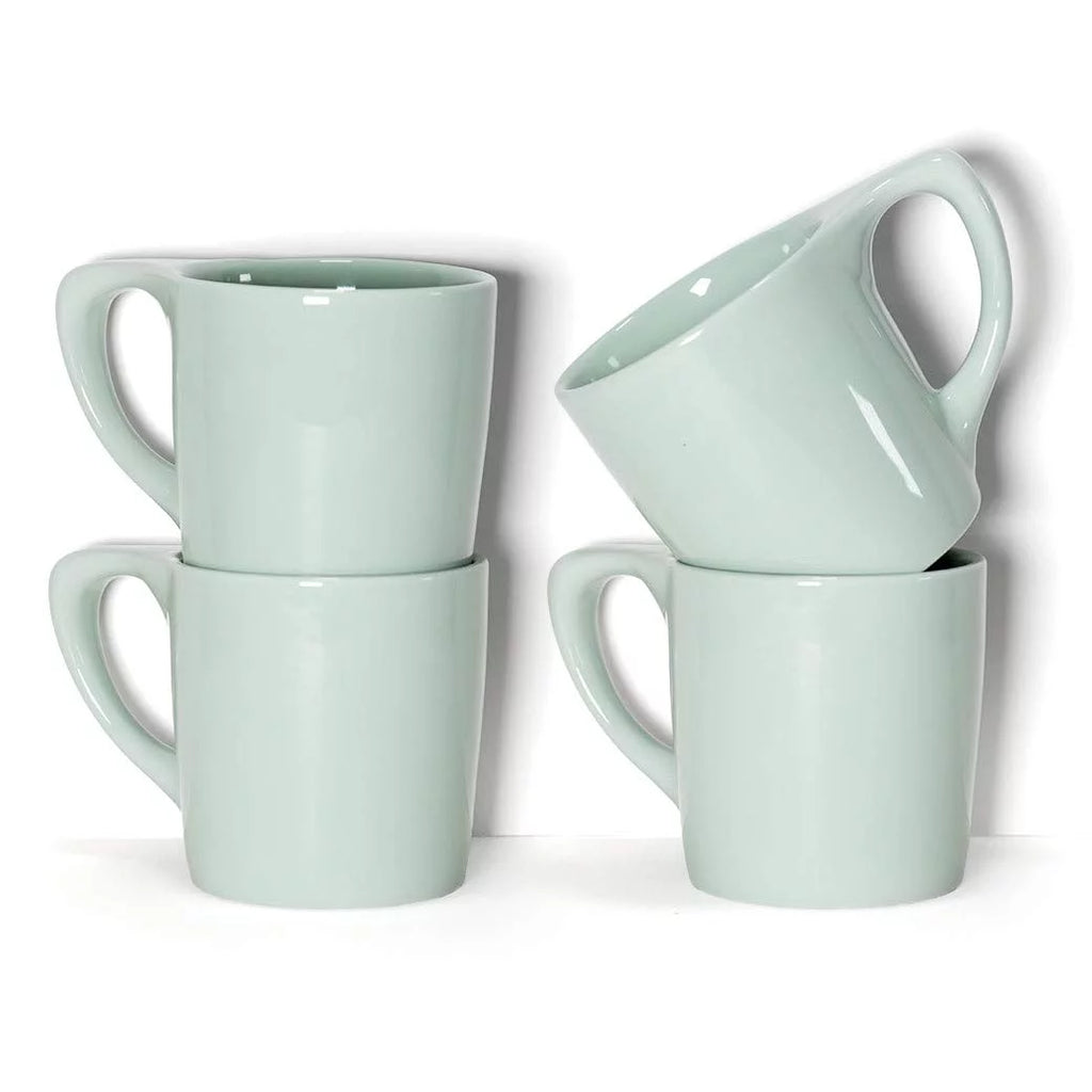 10 oz Porcelain Coffee Cups Set of 4 P11696