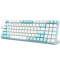 Wired Compact Backlit Mechanical Keyboard 94 Keys Blue Switch H69769