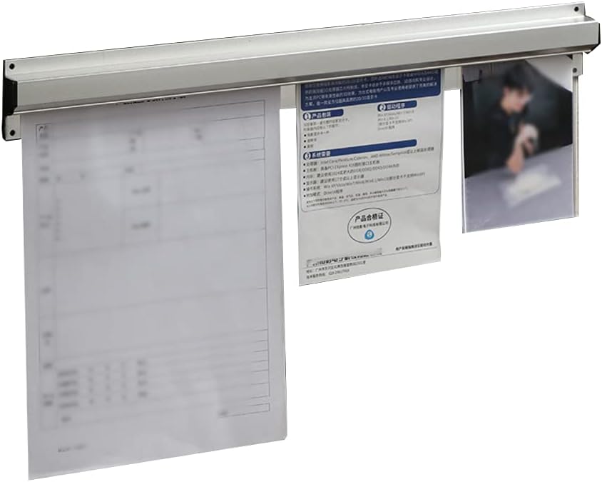 18 Inch Aluminium Slide Check Rack Ticket Holder Pack of 2 A147