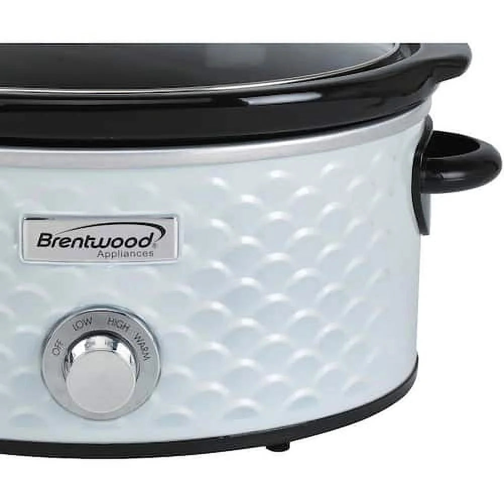 4.5 Qt. Pearl Slow Cooker with Tempered Glass Lid G8102