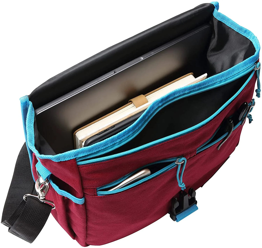 Black Waterproof Bicycle Pannier Bag with Shoulder Strap Y867