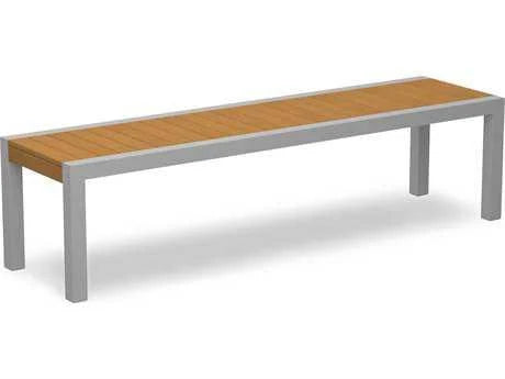 Satin White/White Mod Bench A6602