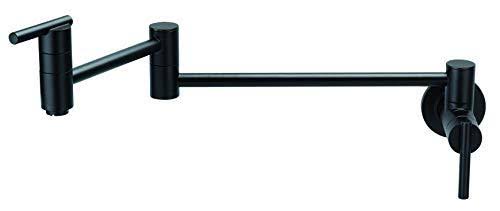 Wall Mount Pot Filler - Satin Black Y9876