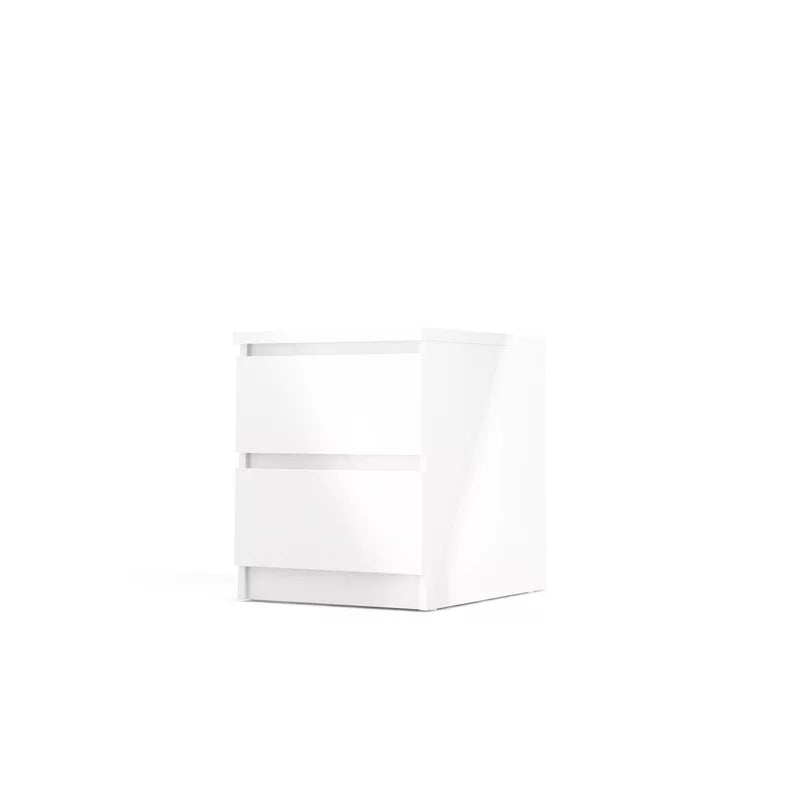 2 Piece Bedroom Set with 2 Two Drawer Nightstands O9669