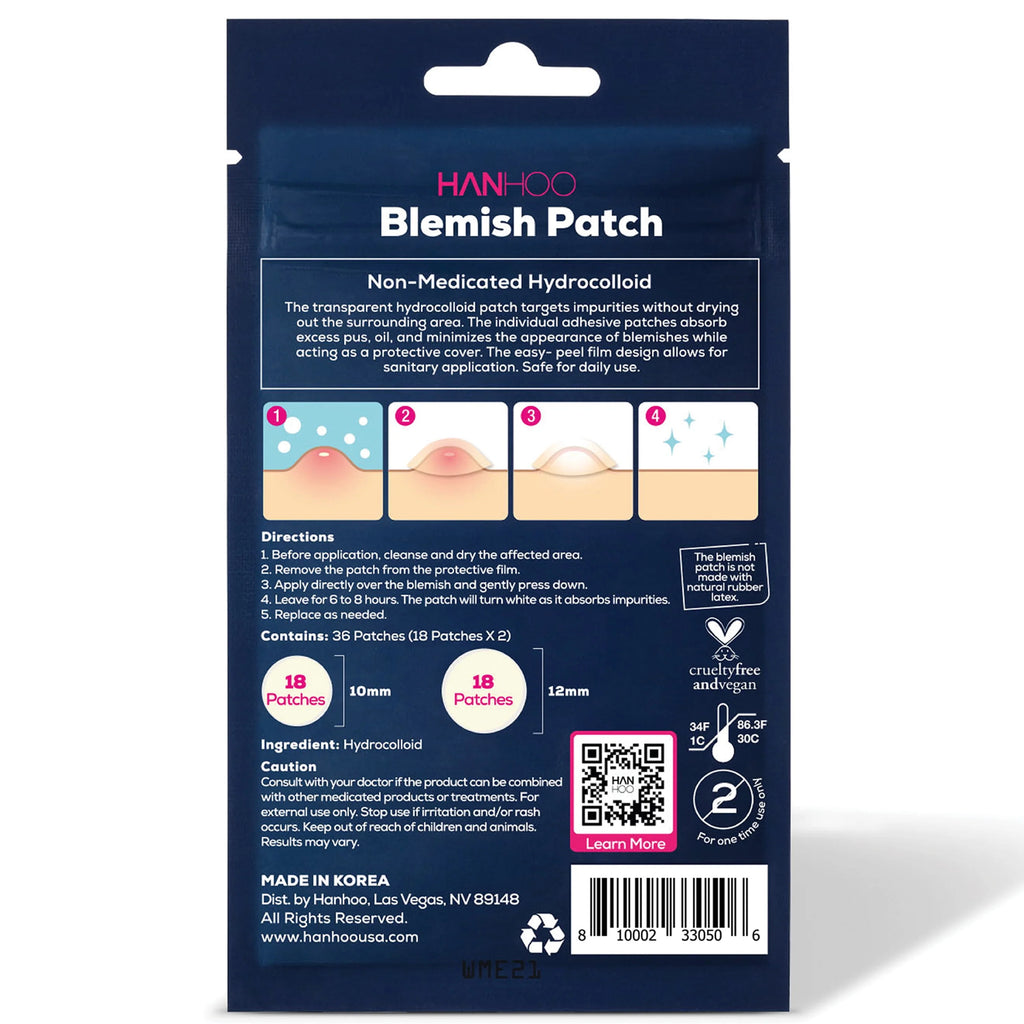 Hydrocolloid Blemish Patch 36 Ct P345295